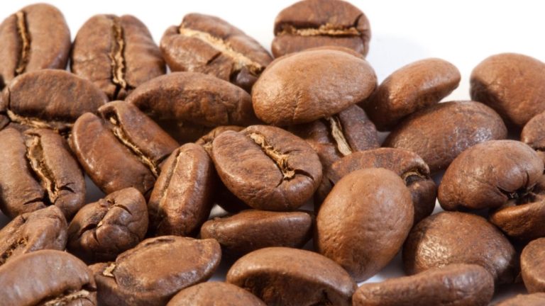 Roasting of coffee beans