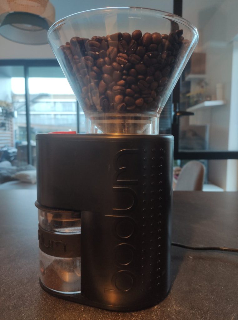 Bodum Bistro coffee grinder test